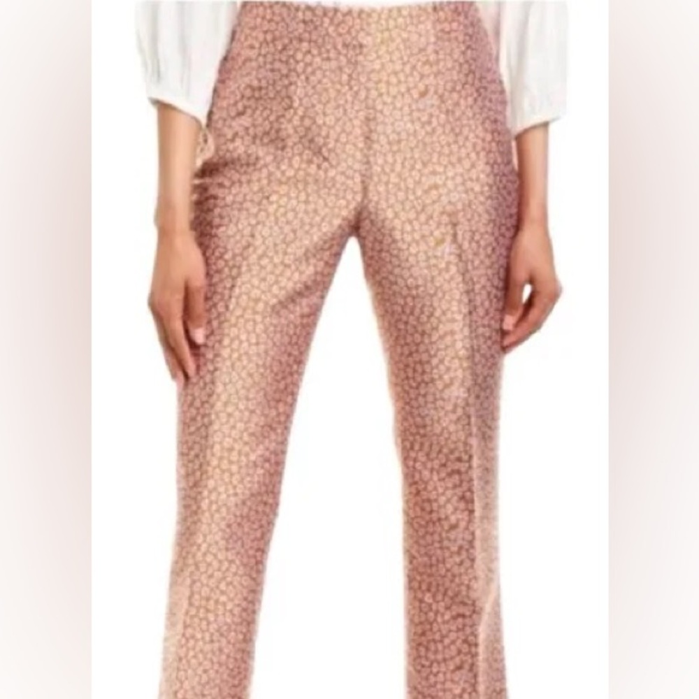 NWOT Kate spade Printed Leopard Cropped Pants